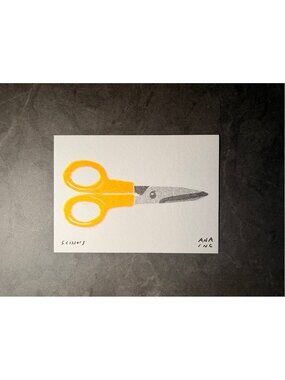 Ana Inciardi Scissors Mini Art Print